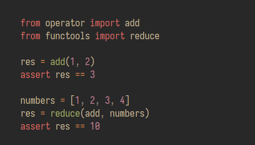 reduce python example